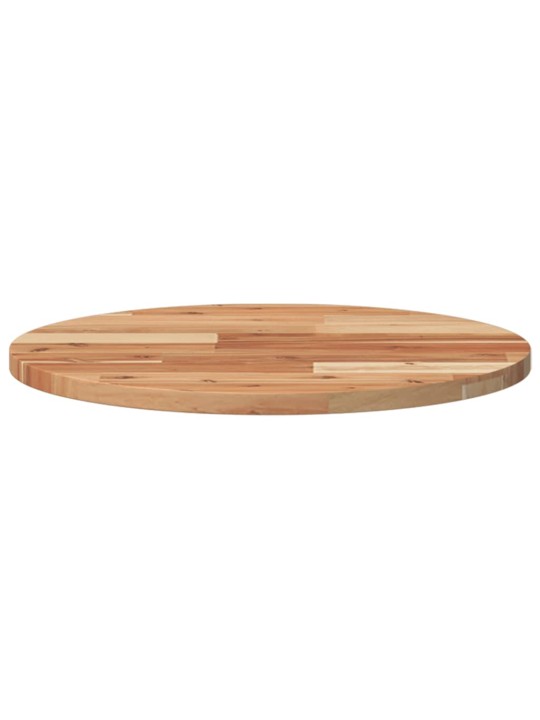 Pöytälevy pyöreä ø50x2 cm täysi akasiapuu