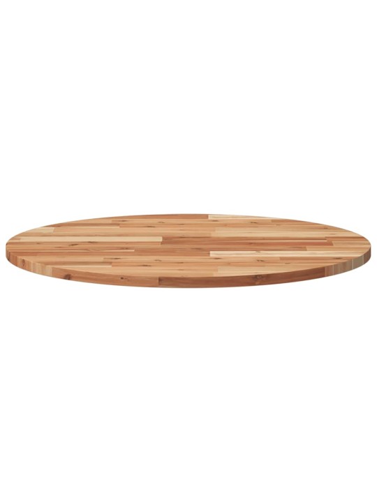 Pöytälevy pyöreä ø70x2 cm täysi akasiapuu