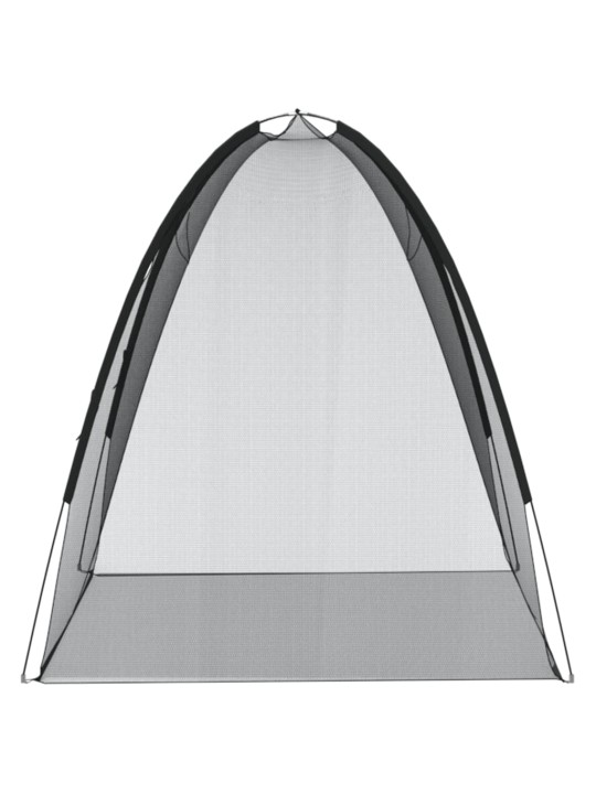 Hyttysverkko Mongolia ovilla 220 verkko Musta 200x120x130 cm