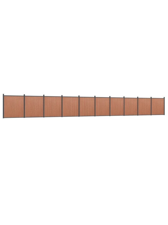 Aitapaneeli ruskea 1737x186 cm WPC