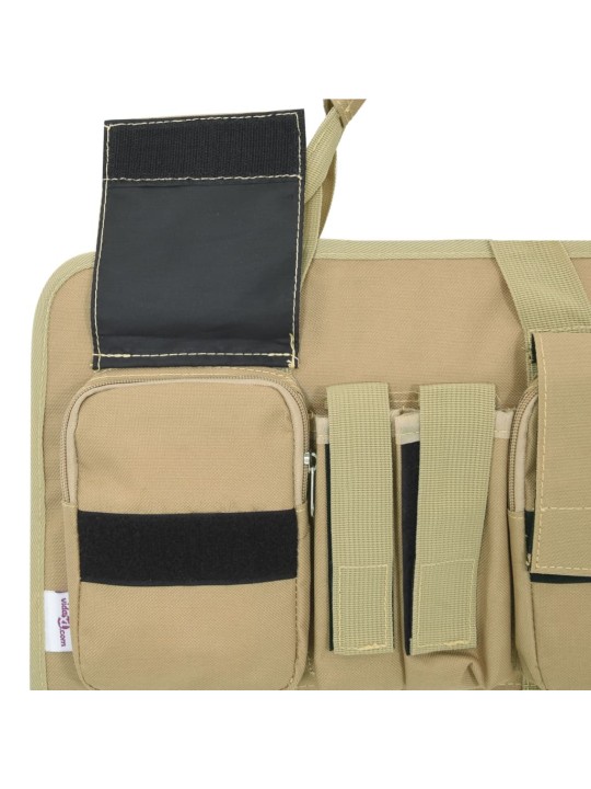 Pistoolilaukku khaki 40x24x10 cm Oxford kangas