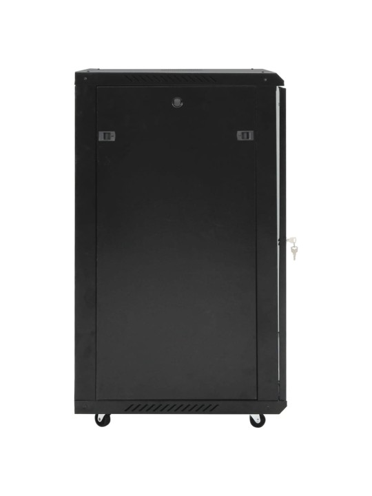 18U Verkkolaitekaappi kääntyvät jalat 19" IP20 60x60x100 cm