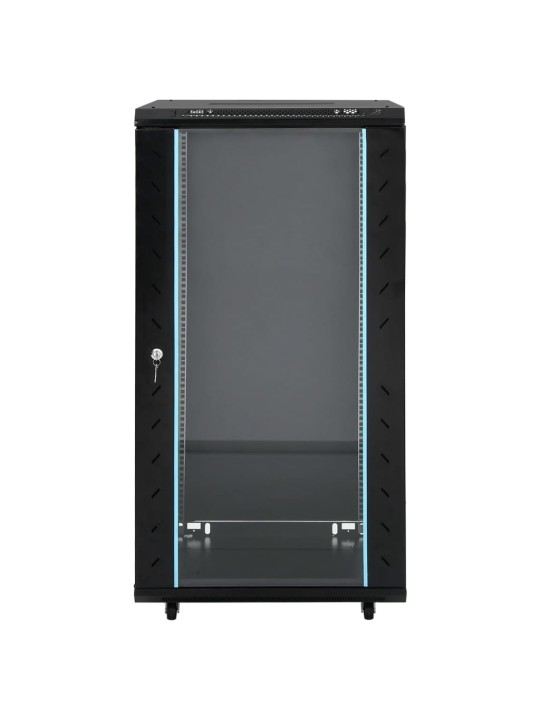 22u verkkolaitekaappi kääntyvät jalat 19" ip20 60x60x120 cm