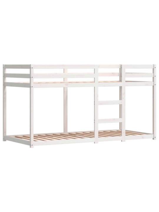 Parvisänky verhoilla pinkki 90x200 cm täysi mänty