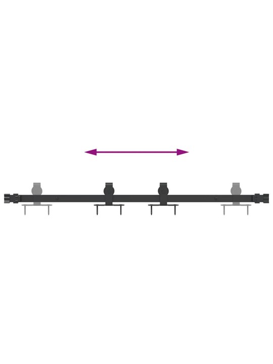 Liukukaapin ovisarja 91 cm hiiliteräs