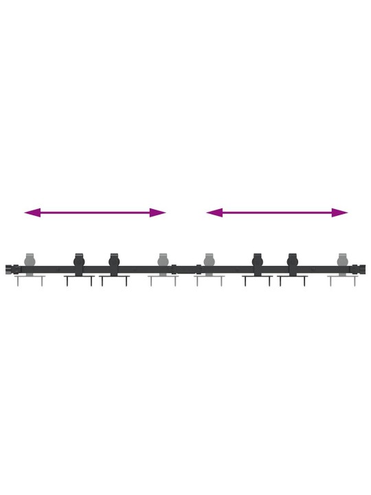 Liukukaapin ovisarja 122 cm hiiliteräs