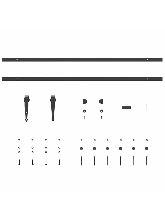 Liukukaapin ovisarja 213 cm hiiliteräs