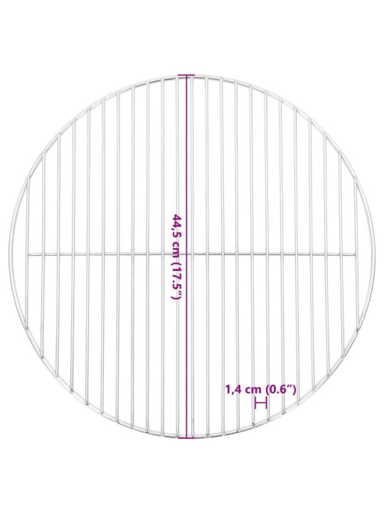 Grilliritilä pyöreä Ø44,5 cm 304 ruostumaton teräs