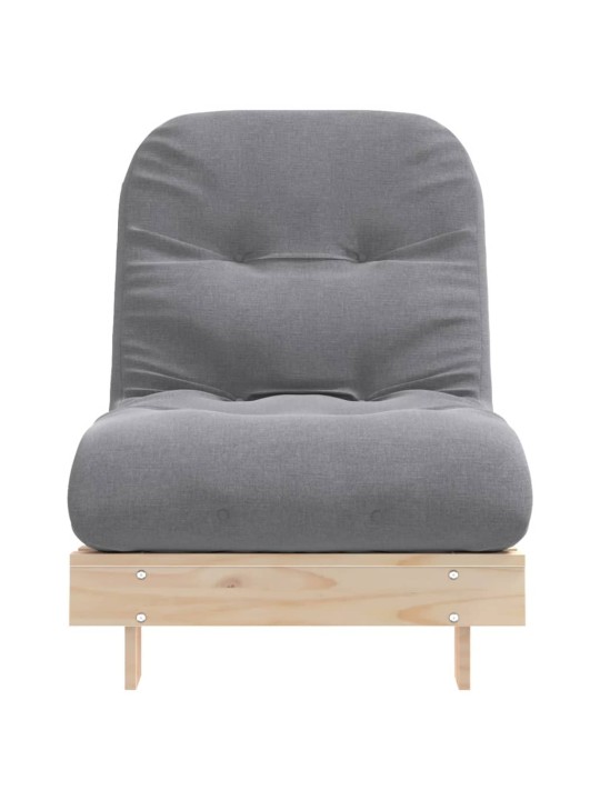 Futon vuodesohva patjalla 70x206x11 cm täysi mänty