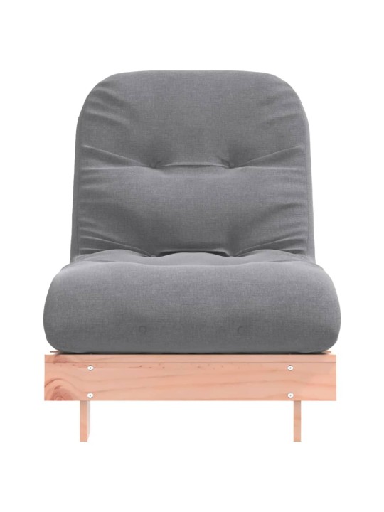 Futon vuodesohva patjalla 70x206x11 cm täysi douglaskuusi