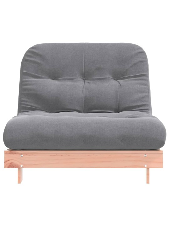 Futon vuodesohva patjalla 100x206x11 cm täysi douglaskuusi