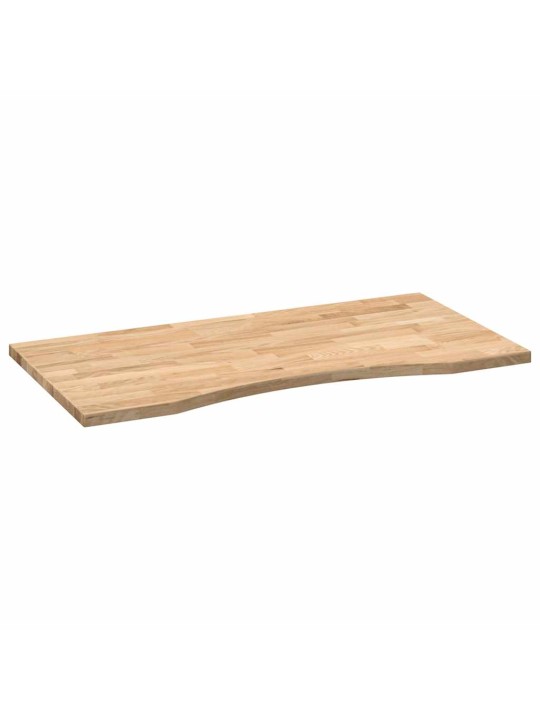Käsittelemätön pöytätaso 100x50x2,5 cm tammi suorakulmainen