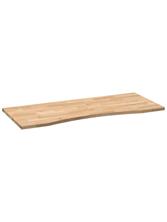 Käsittelemätön pöytätaso 120x50x2,5 cm tammi suorakulmainen