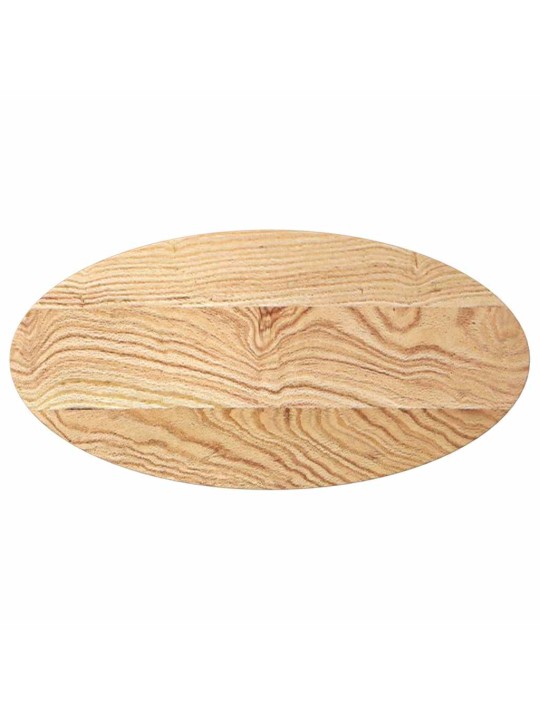Pöytälevy 80x40x2 cm massiivipuutammea ovaali