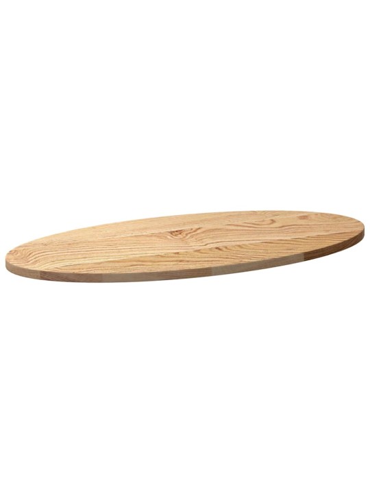 Pöytälevy 80x40x2 cm massiivipuutammea ovaali