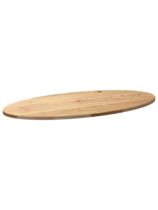 Pöytälevy 100x50x2 cm massiivipuutammea ovaali