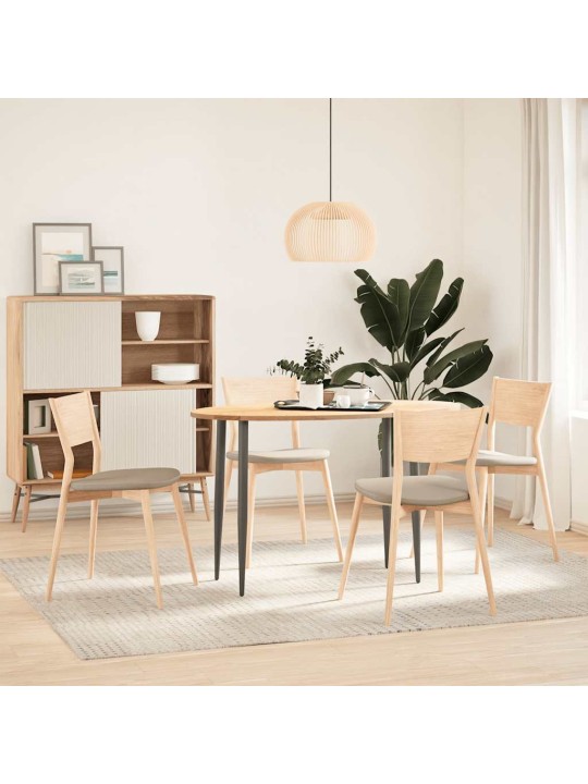 Pöytälevy 120x60x2 cm massiivipuutammea ovaali