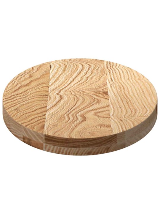 Pöytälevy 80x40x4 cm massiivipuuta tammi soikea