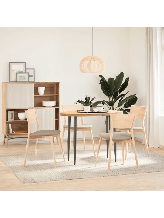 Pöytälevy 100x50x4 cm massiivipuuta tammi soikea
