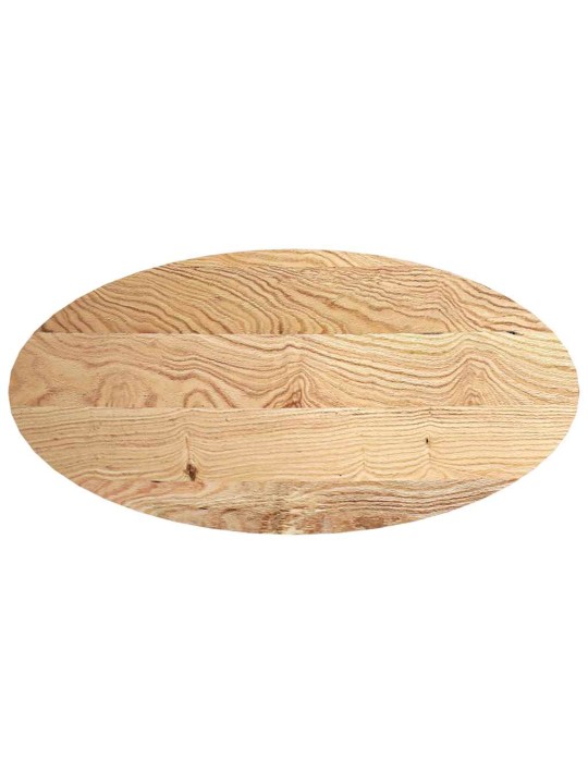 Pöytälevy 120x60x4 cm massiivipuutammea ovaali