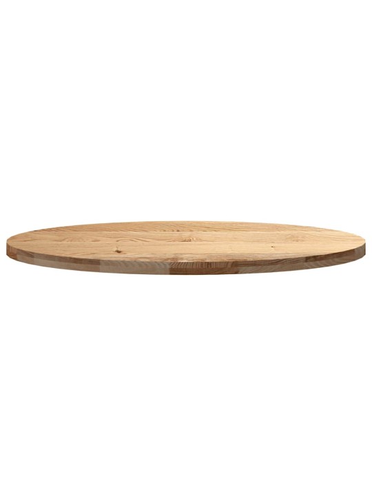 Pöytälevy 120x60x4 cm massiivipuutammea ovaali