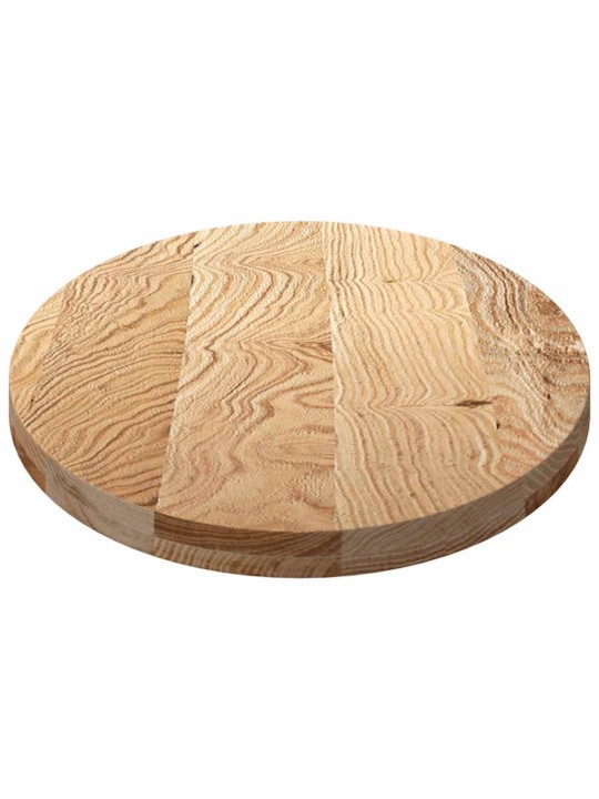 Pöytälevy 120x60x4 cm massiivipuutammea ovaali