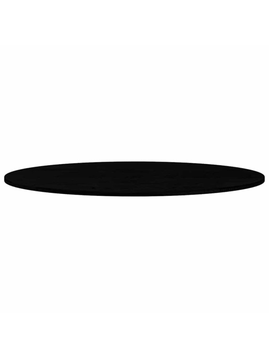 Pöytälevy tummanruskea 120x60x2 cm massiivipuu tammi soikea