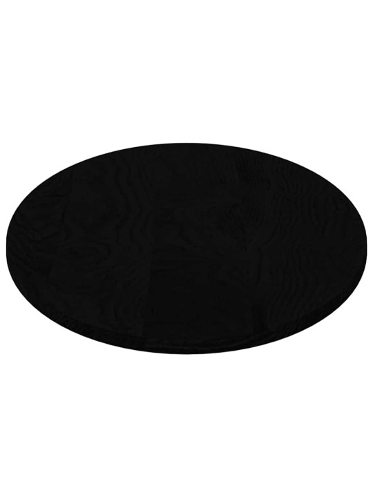 Pöytälevy tummanruskea 120x60x2 cm massiivipuu tammi soikea