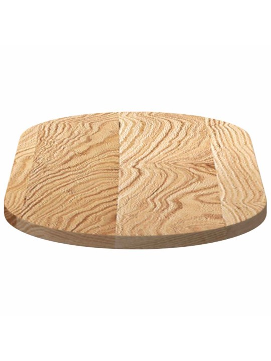 Pöytälevy 80x40x2 cm massiivipuutammea ovaali