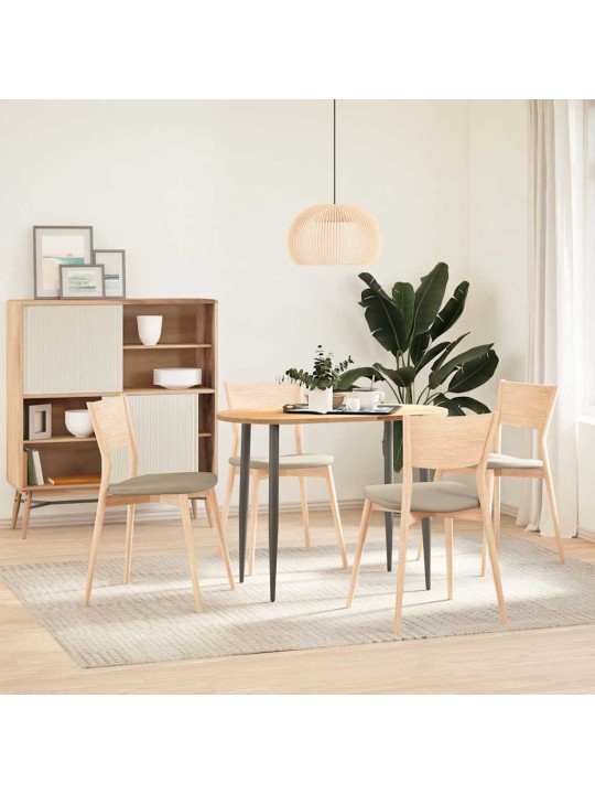 Pöytälevy 100x50x2 cm massiivipuutammea ovaali