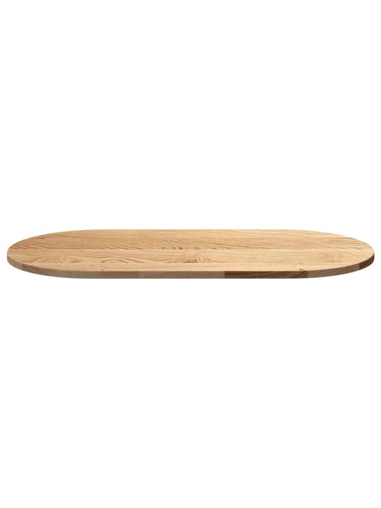 Pöytälevy 100x50x2 cm massiivipuutammea ovaali