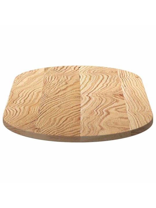 Pöytälevy 100x50x2 cm massiivipuutammea ovaali