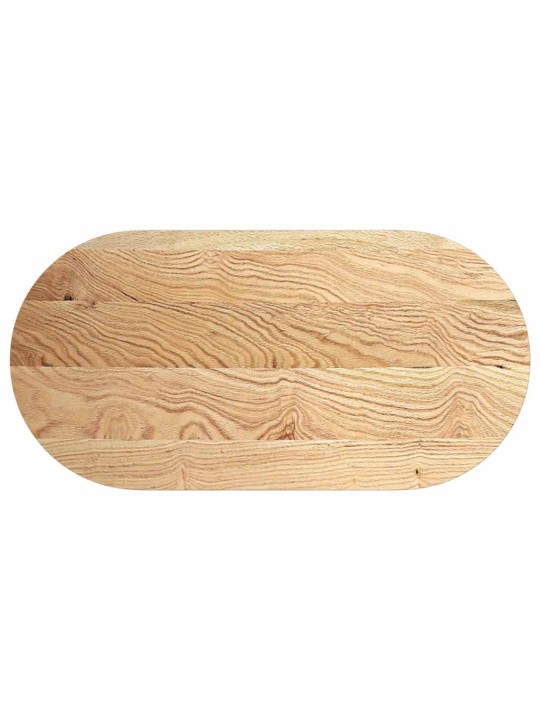 Pöytälevy 120x60x2 cm massiivipuutammea ovaali