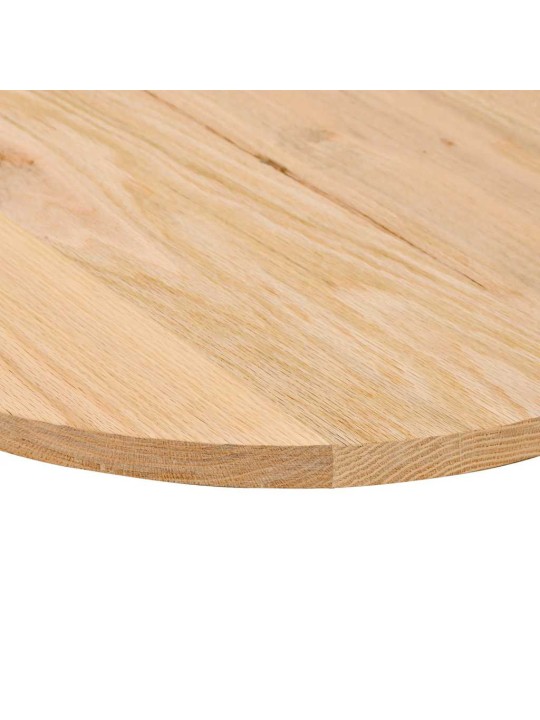 Pöytälevy 120x60x2 cm massiivipuutammea ovaali