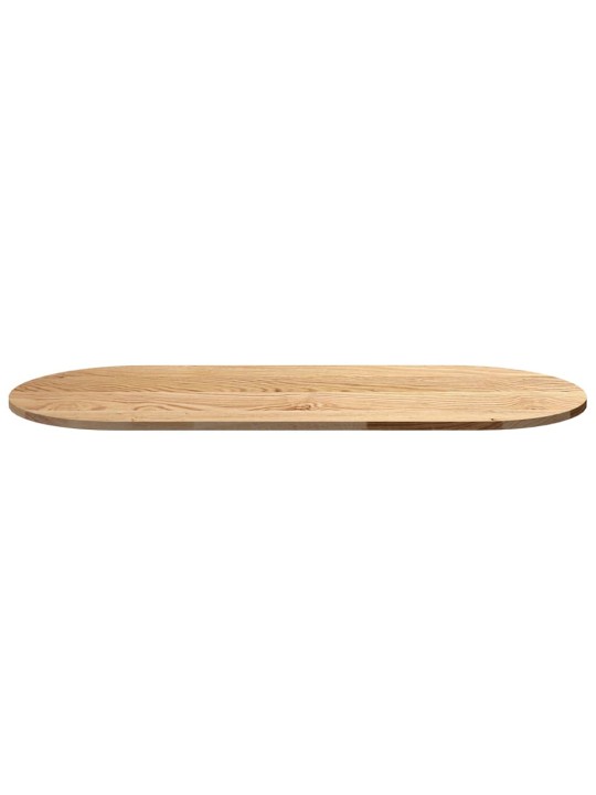 Pöytälevy 140x60x2 cm massiivipuutammea ovaali