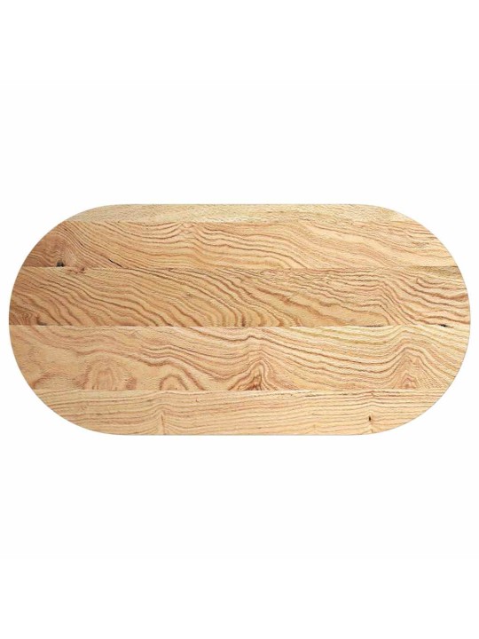 Pöytälevy 120x60x4 cm massiivipuutammea ovaali