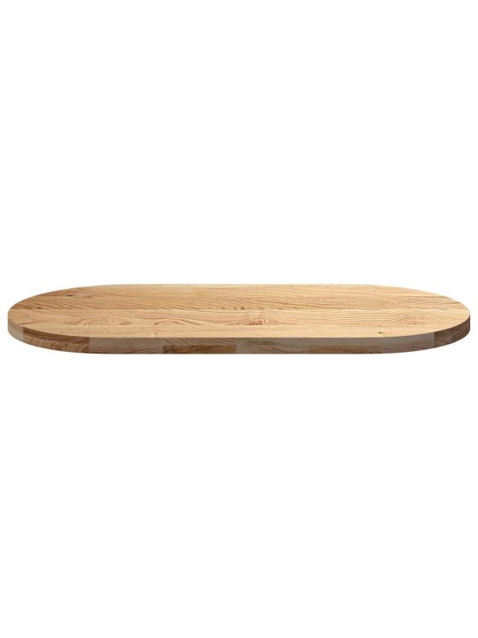 Pöytälevy 120x60x4 cm massiivipuutammea ovaali