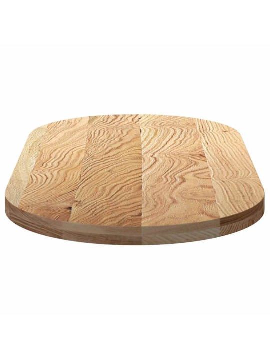Pöytälevy 120x60x4 cm massiivipuutammea ovaali