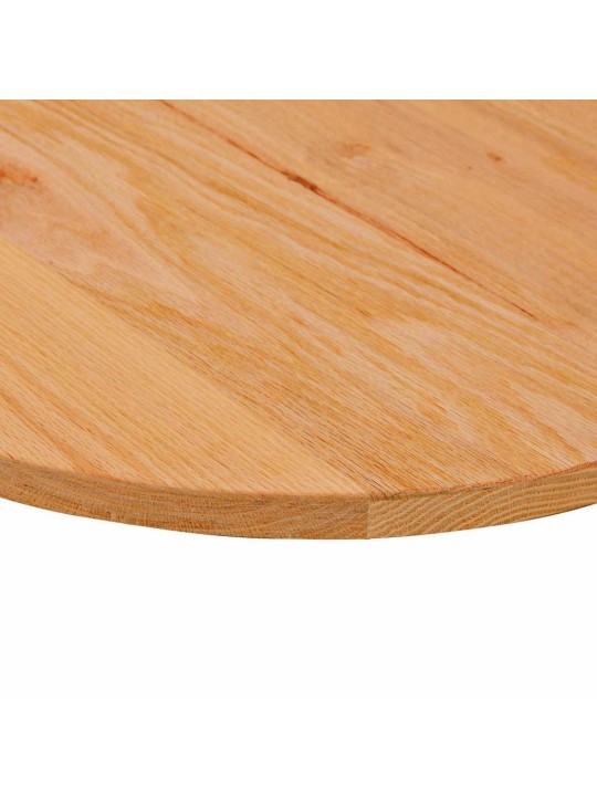 Pöytälevy vaaleanruskea 80x40x2 cm massiivipuu tammi soikea