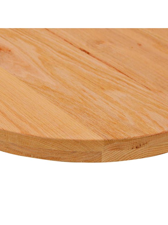 Pöytälevy vaaleanruskea 120x60x4 cm massiivipuu tammi soikea