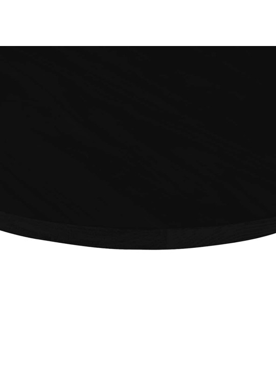 Pöytälevy tummanruskea 120x60x2 cm massiivipuu tammi soikea
