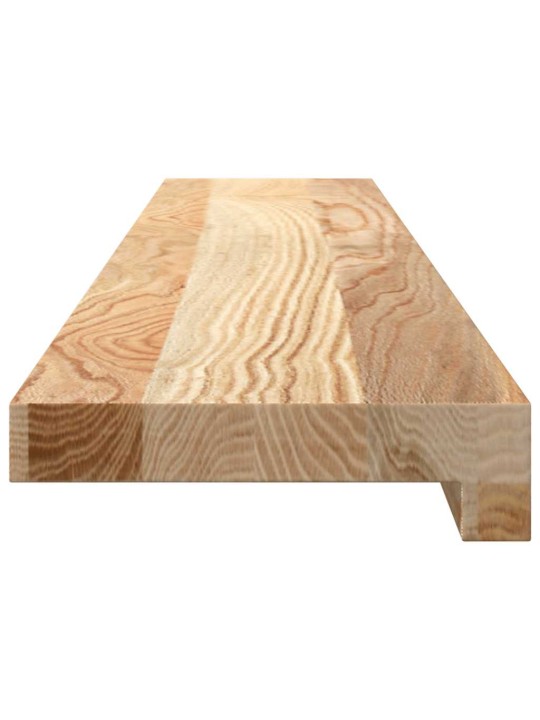 ikkunalaudat 2 kpl Käsittelemätön 100x15x2 cm massiivipuutammea