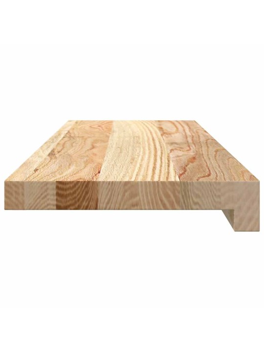 ikkunalaudat 2 kpl Käsittelemätön 70x20x2 cm massiivipuutammea