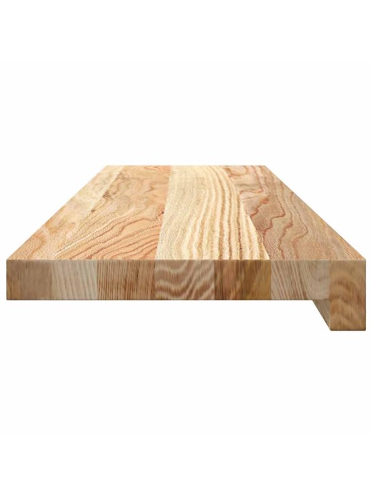 ikkunalaudat 2 kpl Käsittelemätön 80x20x2 cm massiivipuutammea