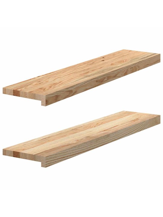 ikkunalaudat 2 kpl Käsittelemätön 90x20x2 cm massiivipuutammea