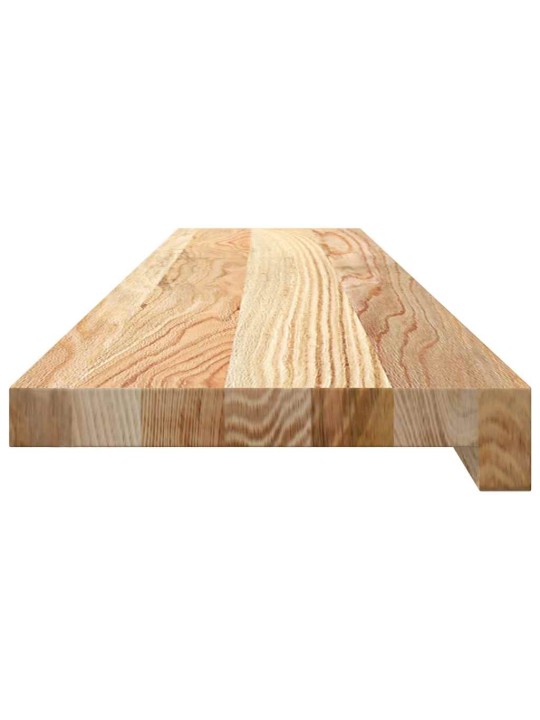 ikkunalaudat 2 kpl Käsittelemätön 100x20x2 cm massiivipuutammea