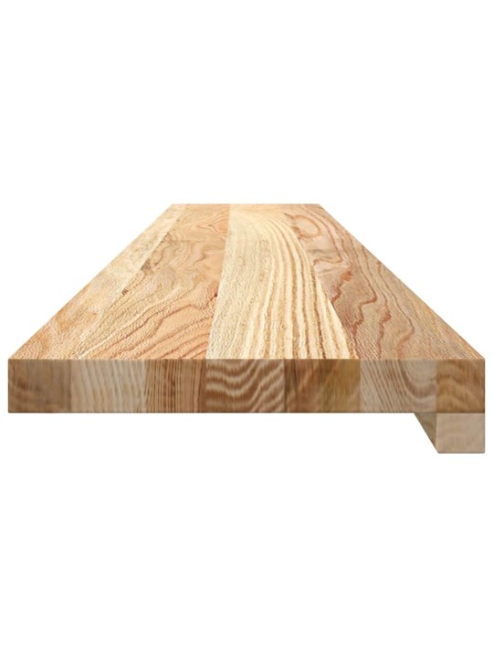 ikkunalaudat 2 kpl Käsittelemätön 110x20x2 cm massiivipuutammea