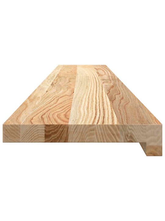ikkunalaudat 2 kpl Käsittelemätön 120x20x2 cm massiivipuutammea