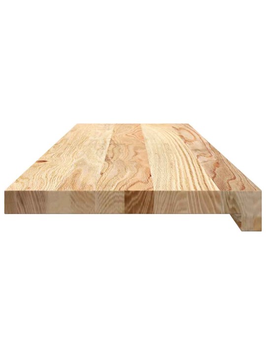 ikkunalaudat 2 kpl Käsittelemätön 90x25x2 cm massiivipuutammea