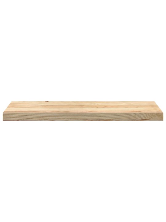 ikkunalaudat 2 kpl Käsittelemätön 80x30x2 cm massiivipuutammea